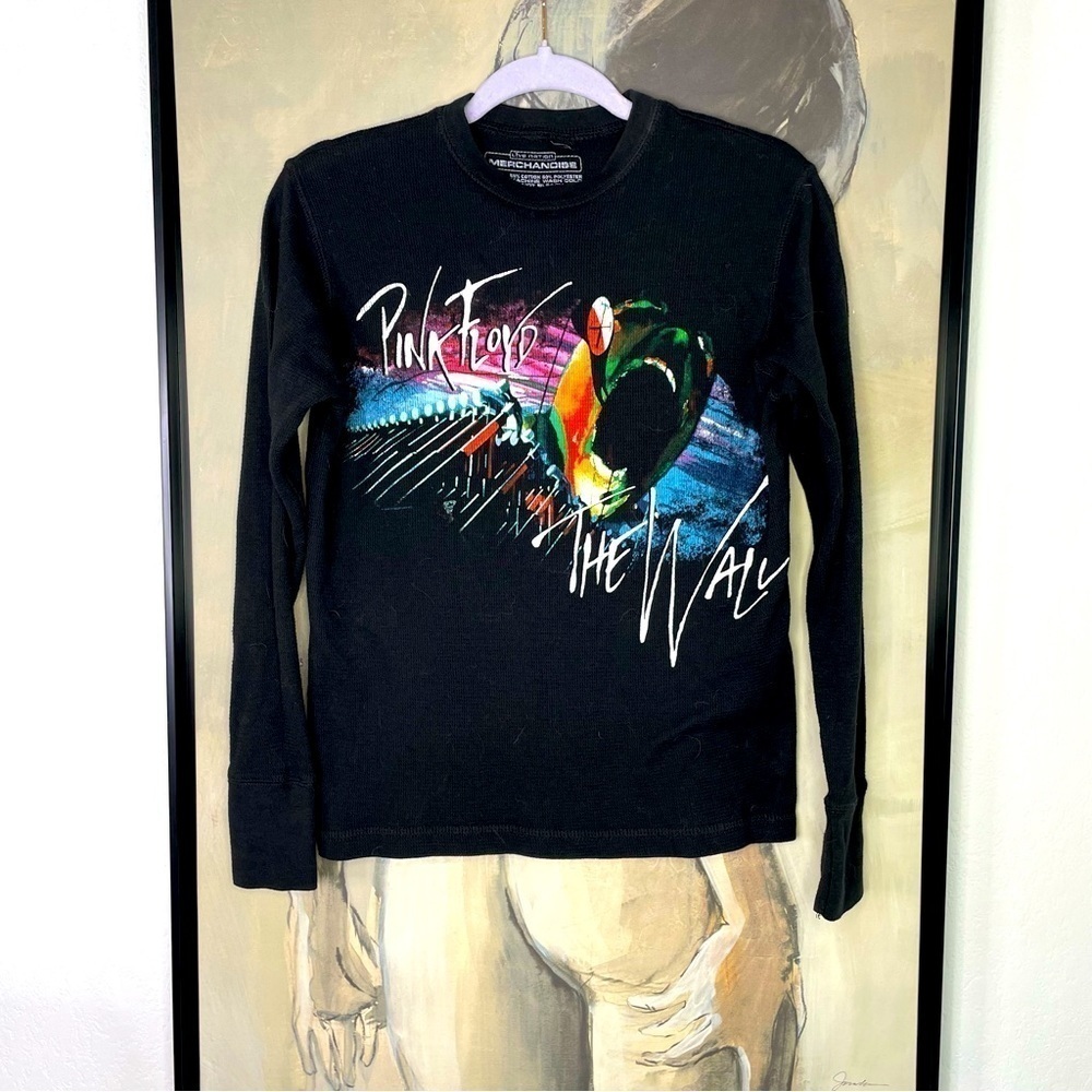 Live Nation Merchandise Pink Floyd The Wall Black Long Sleeve Thermal Top